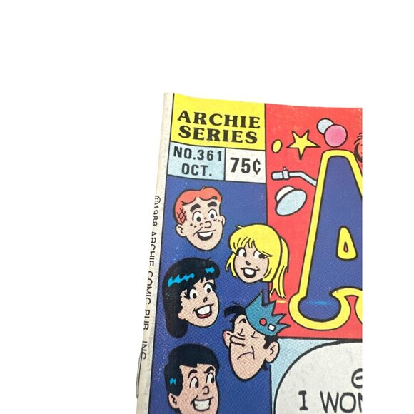 Archie Series Comic #361 October 1988 Multicolor Collectible Bagged Boarded - Picture 2 of 6